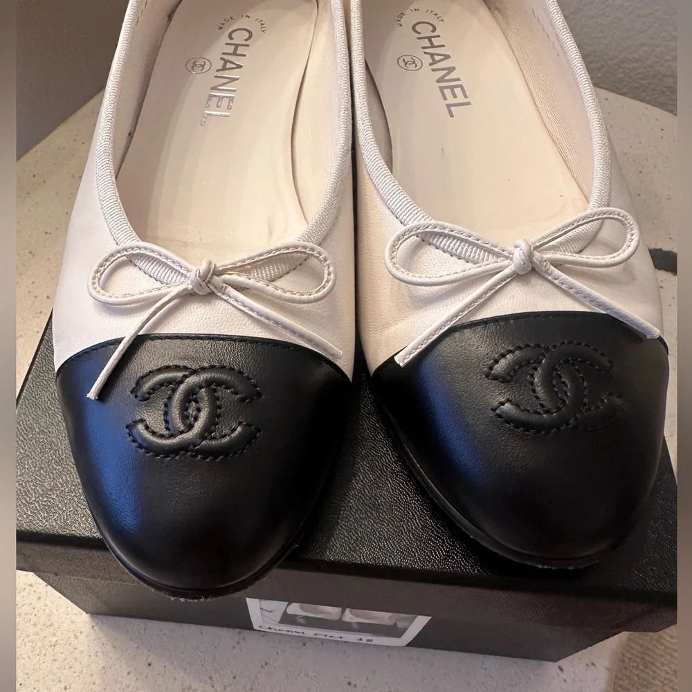Chanel ballerina shoes 38 - Picture 4 of 11